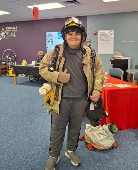 Students at EMS attend an AVID Career Fair