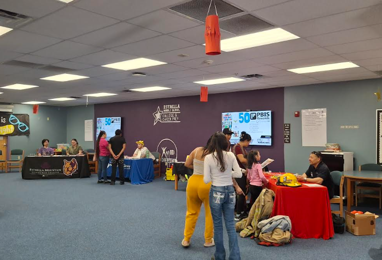 Students at EMS attend an AVID Career Fair