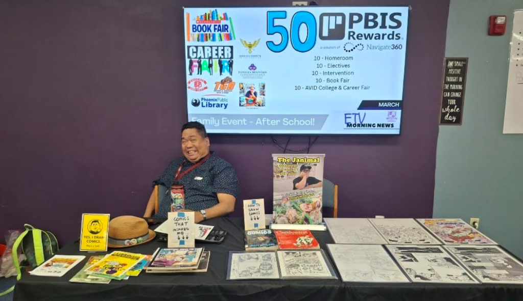 Students at EMS attend an AVID Career Fair