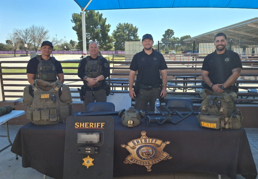 Sheriff at the AVID fair