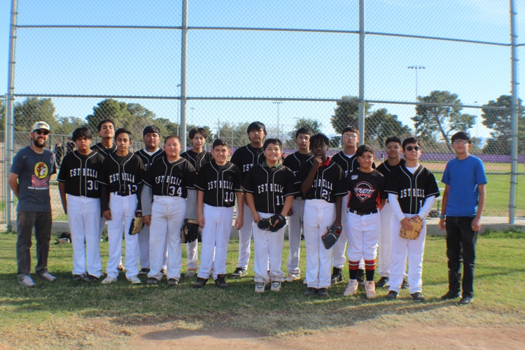 baseball team with coach