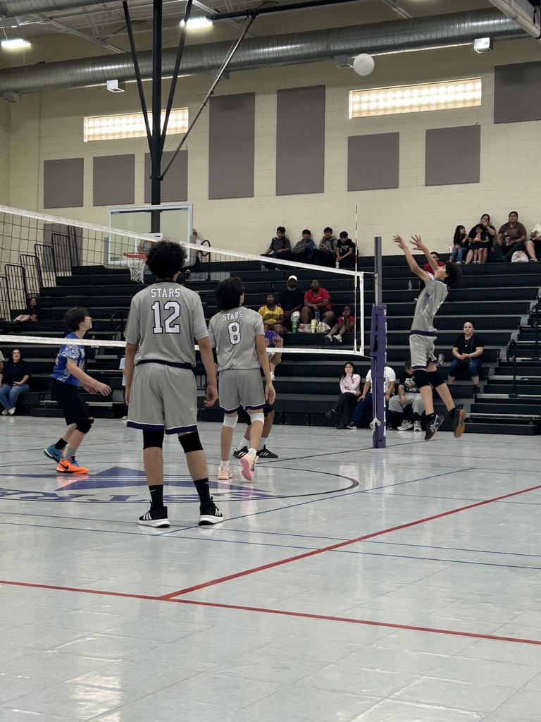 Boys volleyball plays