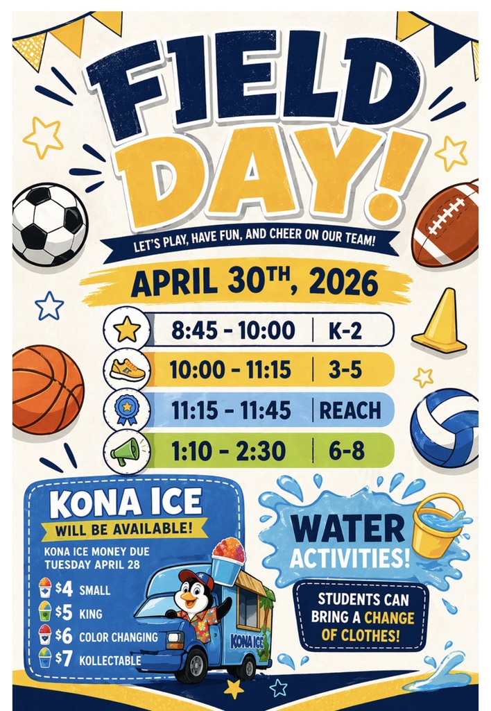 Cartwright field day schedule