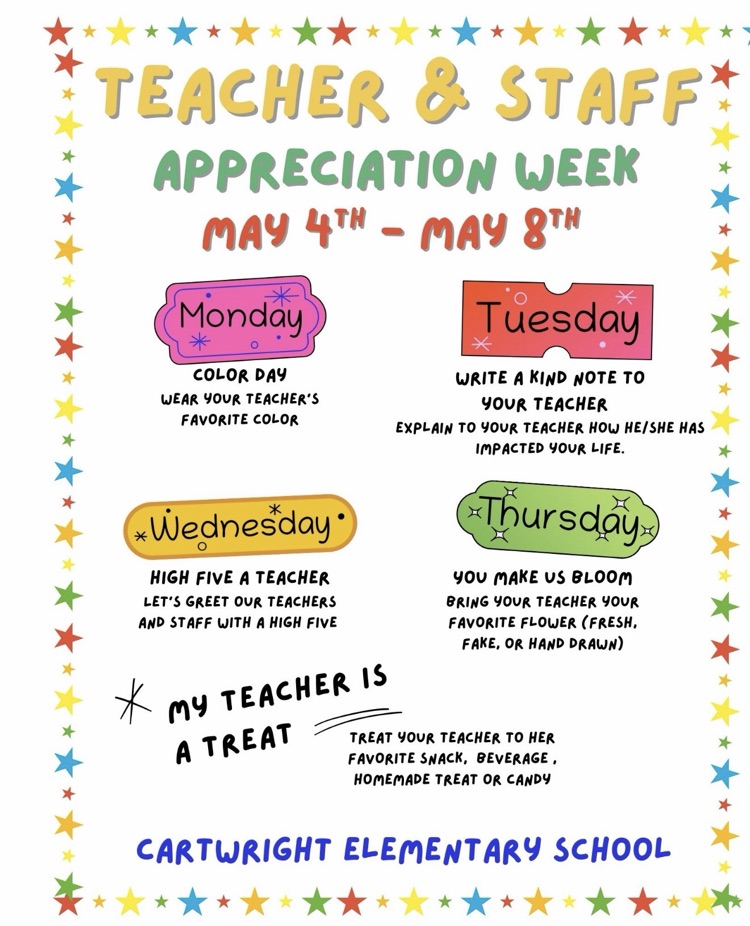 teacher appreciating week
