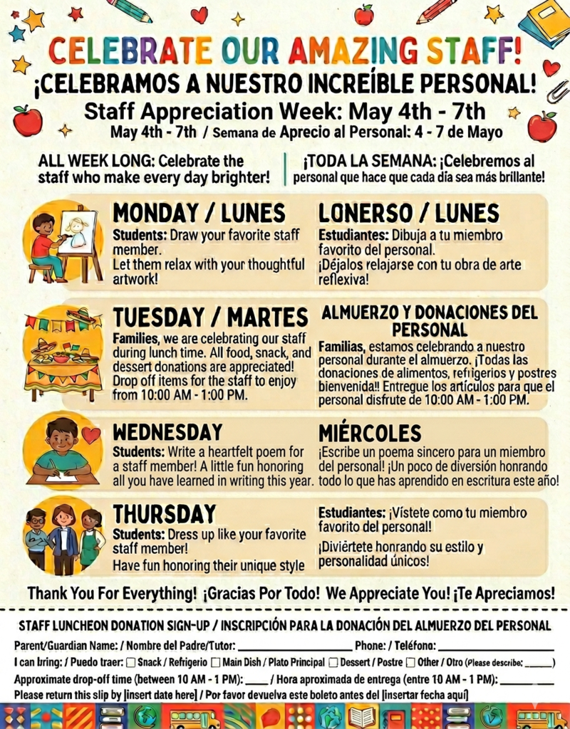 Teacher appreciation week 