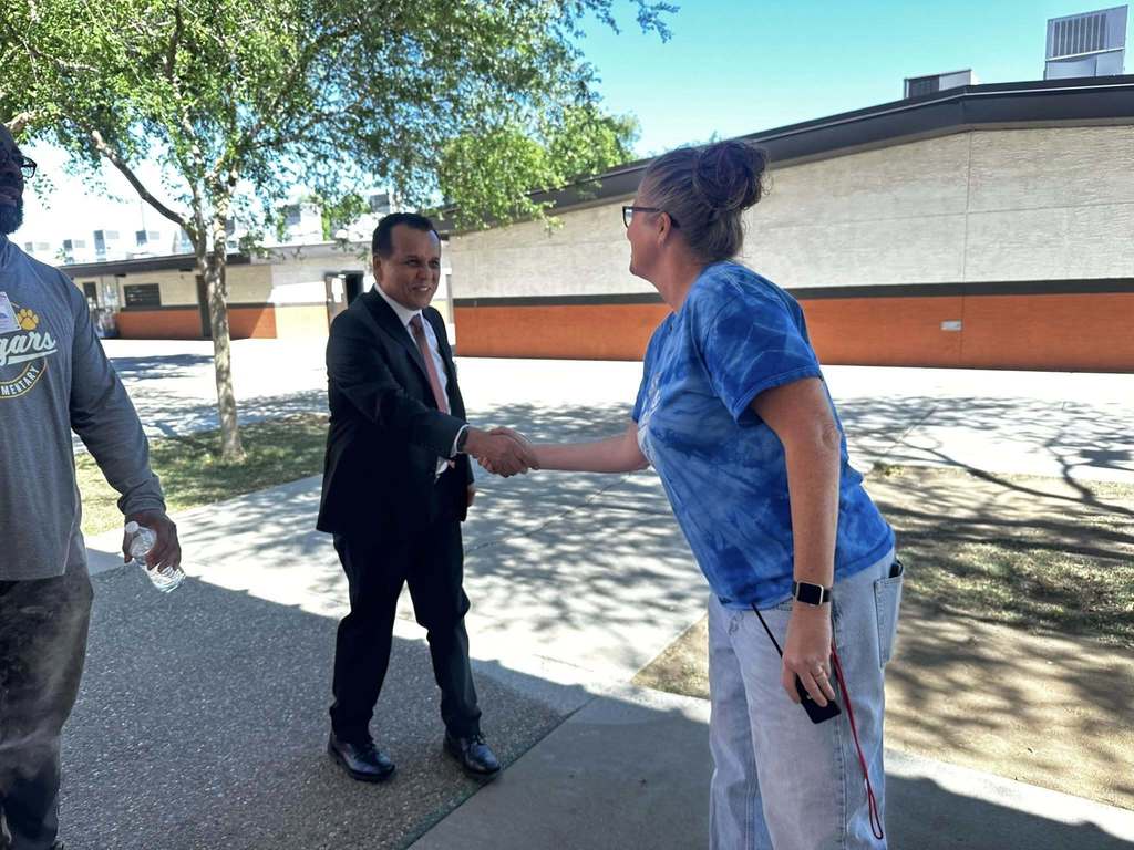 Dr. Barrantes at different schools