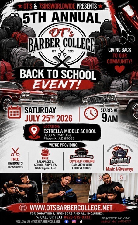 photo of flyer with information about the event