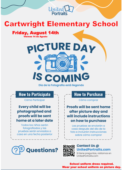 Student picture day datails.