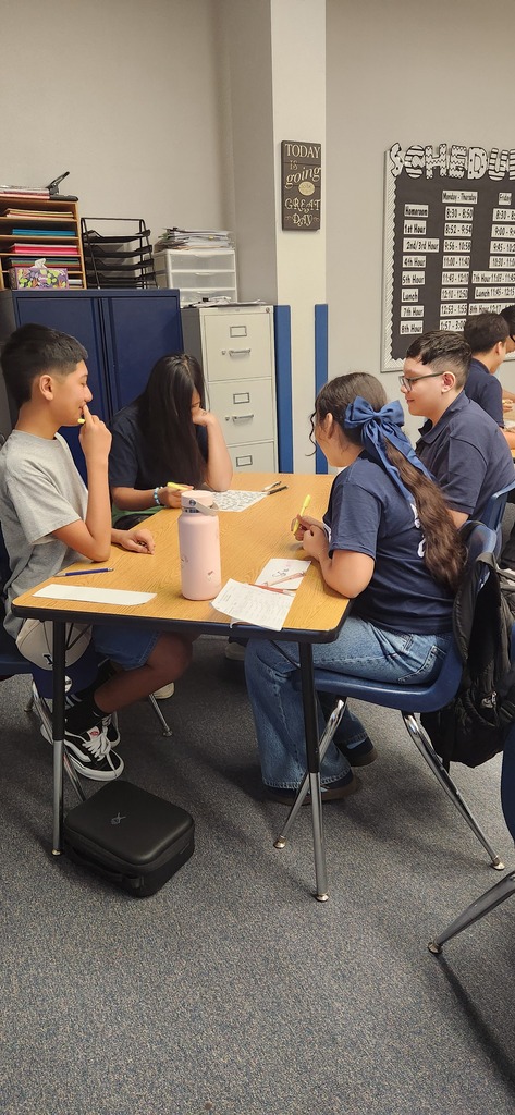 Students explaining reasoning