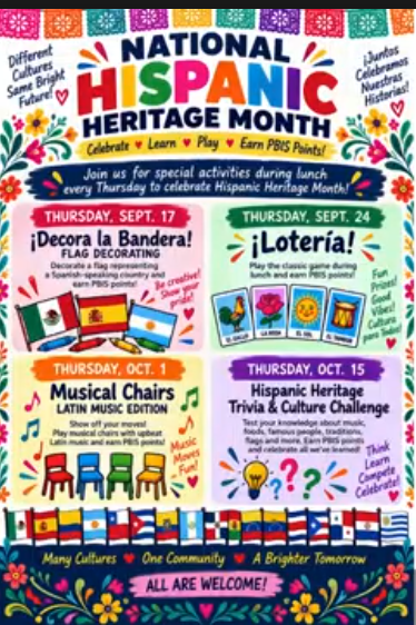 Hispanic heritage month celebrations