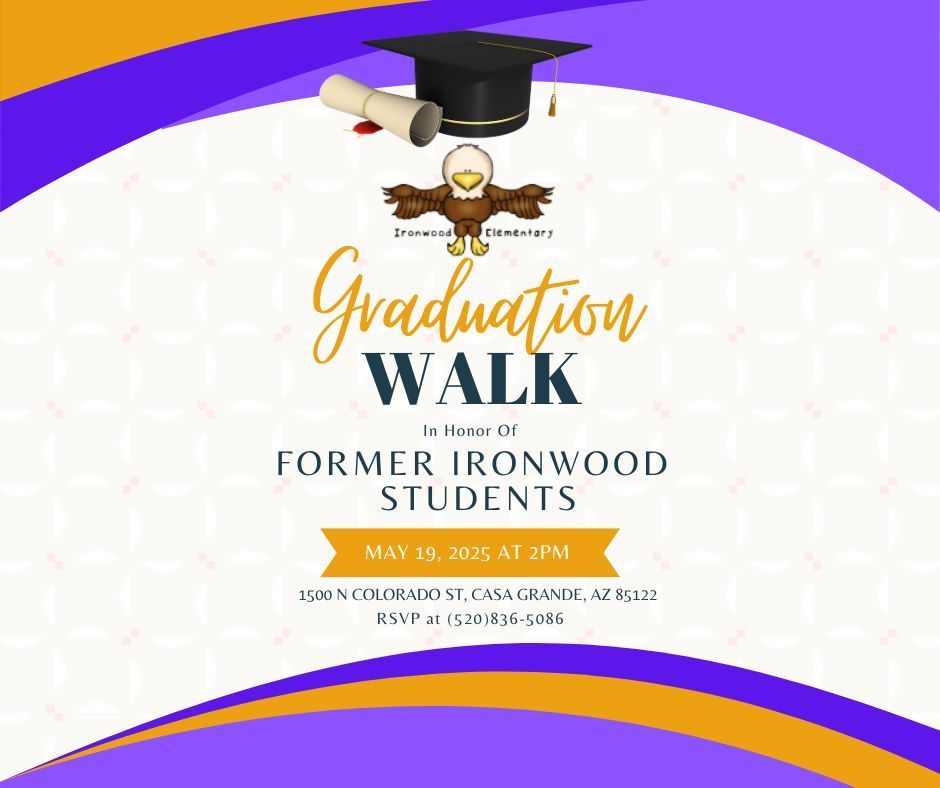 IW former student grad walk May 19, 2025 at 2PM