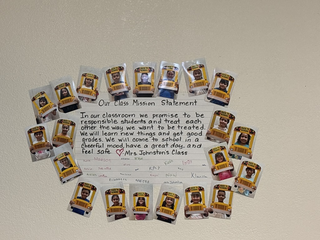 Mrs. Johnston's Class Mission