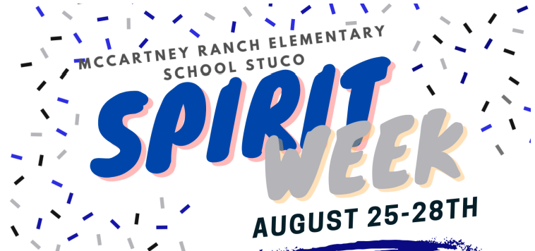 Spirit Week 8/25-8/28