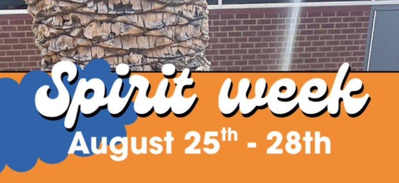 Spirit Week August 25-28th