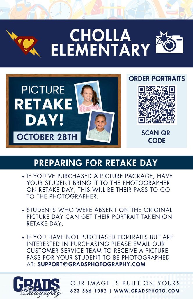 PICTURE RETAKE DAY October 28th