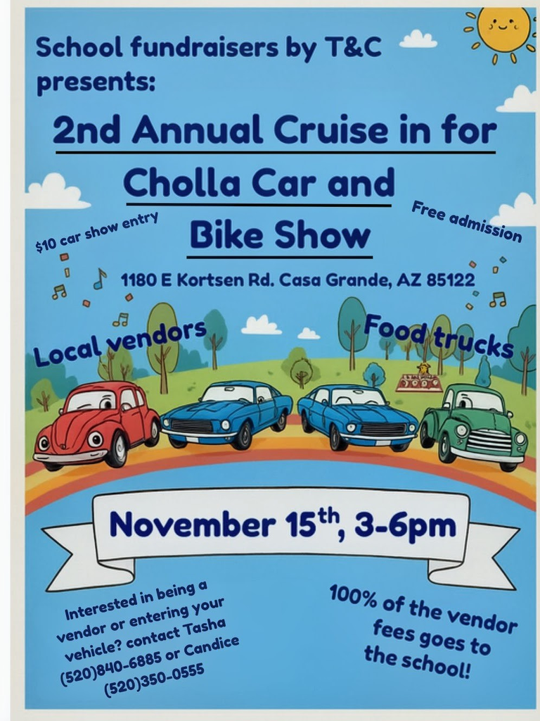 PTO Fundraiser-November 15th, 3-6PM