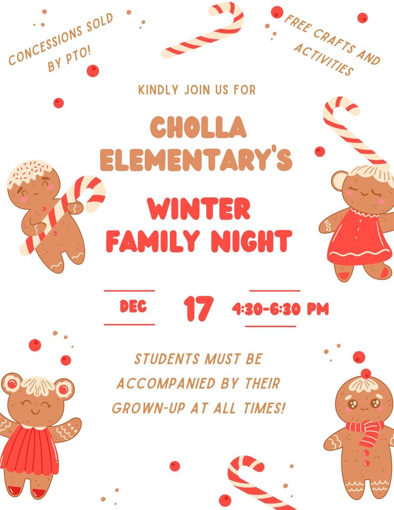 Winter Family Night December 17th