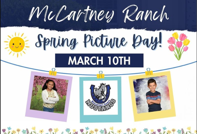 McCartney Ranch Spring Picture Day is March 10th