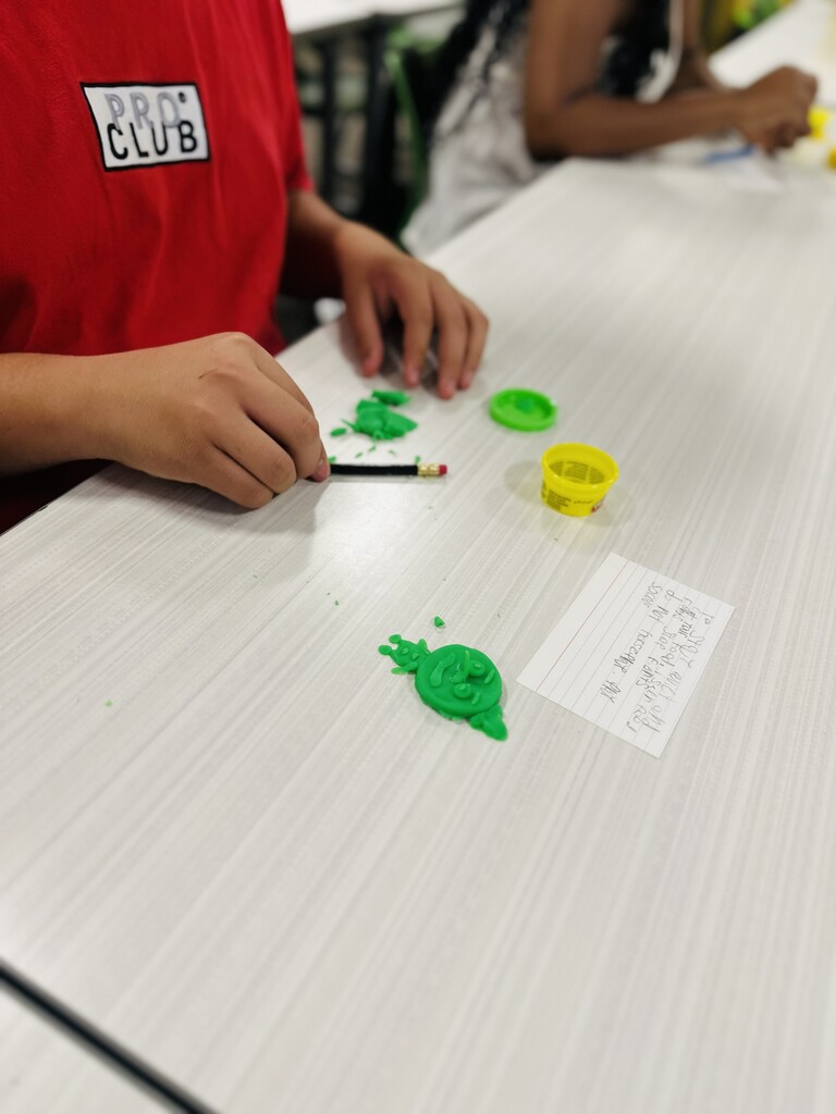 Students' dough work