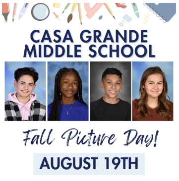 Picture Day  Flyer, fall picture day, august 19