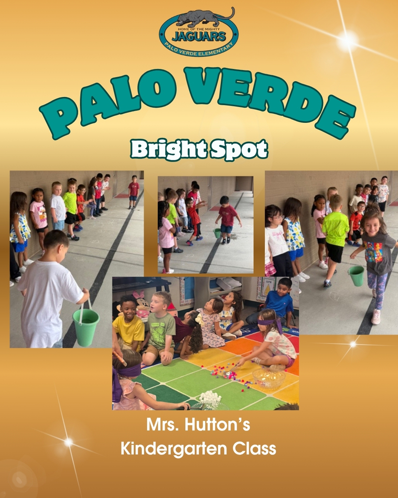 Palo Verde Bright Spot: Mrs. Hutton's Kindergarten Class
