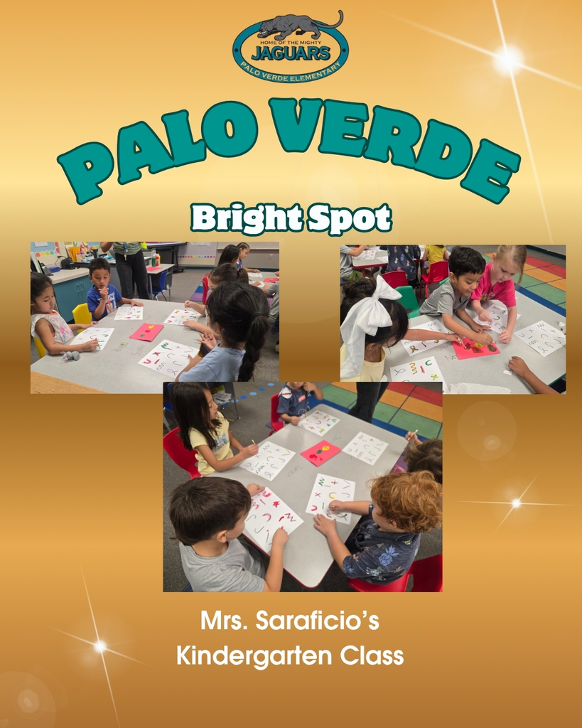 Palo Verde Bright Spot: Mrs. Saraficio's Kindergarten Class
