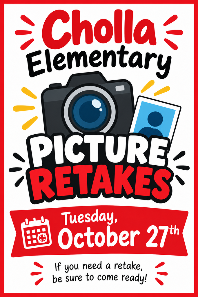 Picture Retakes- October 27th