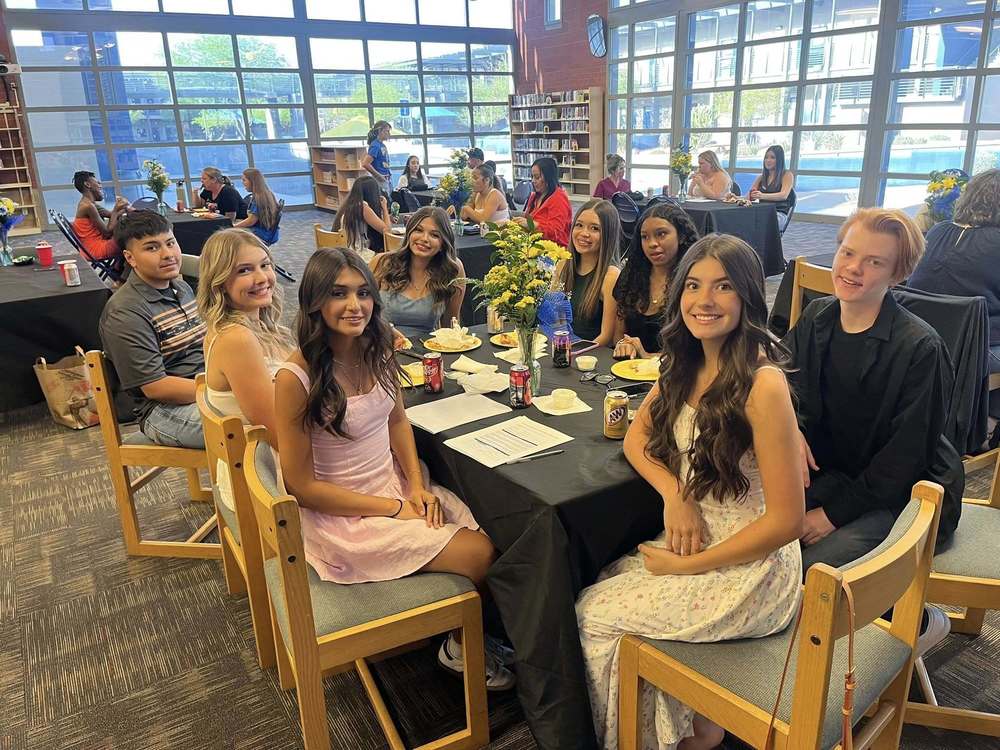 Student Council members @ Banquet Celebration