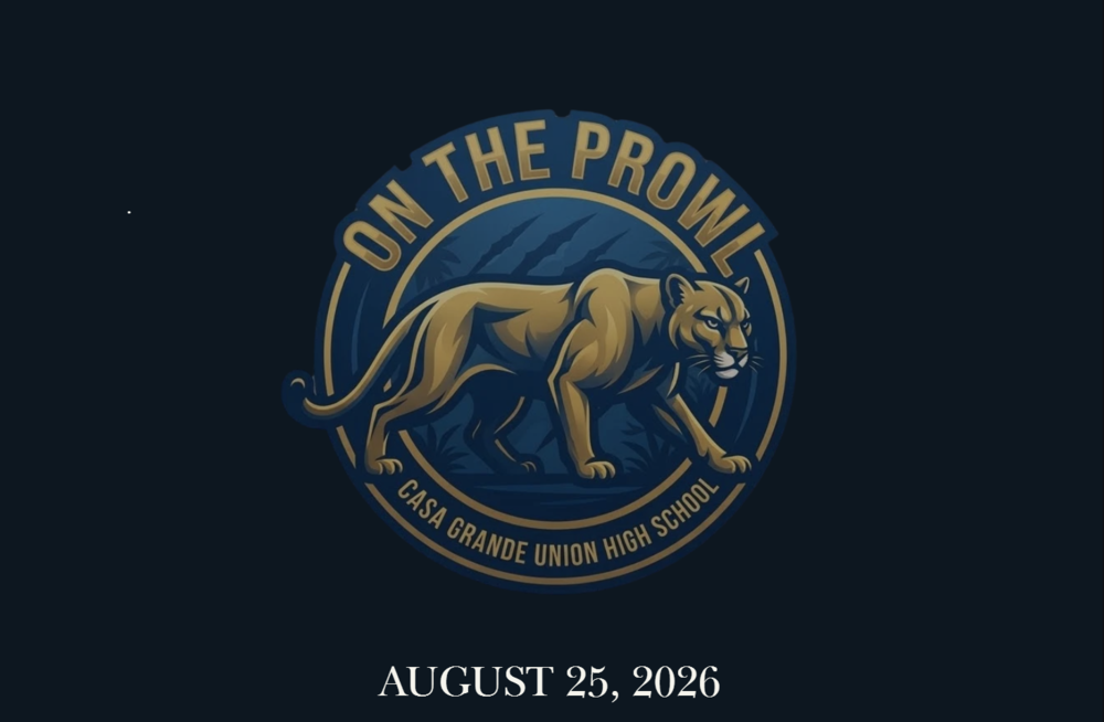 black gcougar image with logo and date