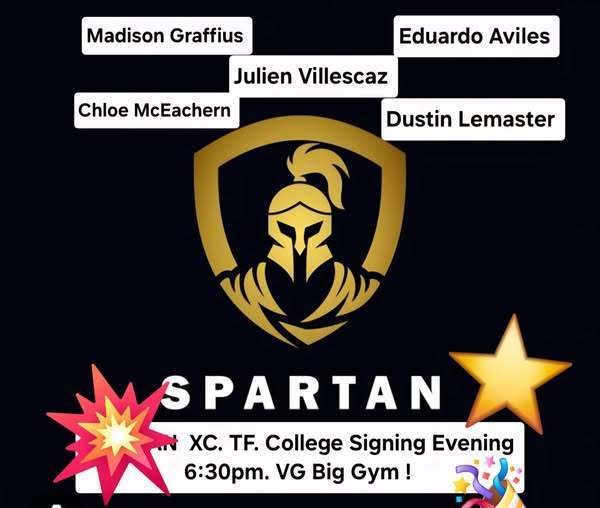 College Signing Flyer