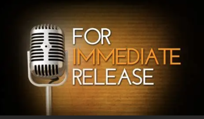 for immediate release graphic