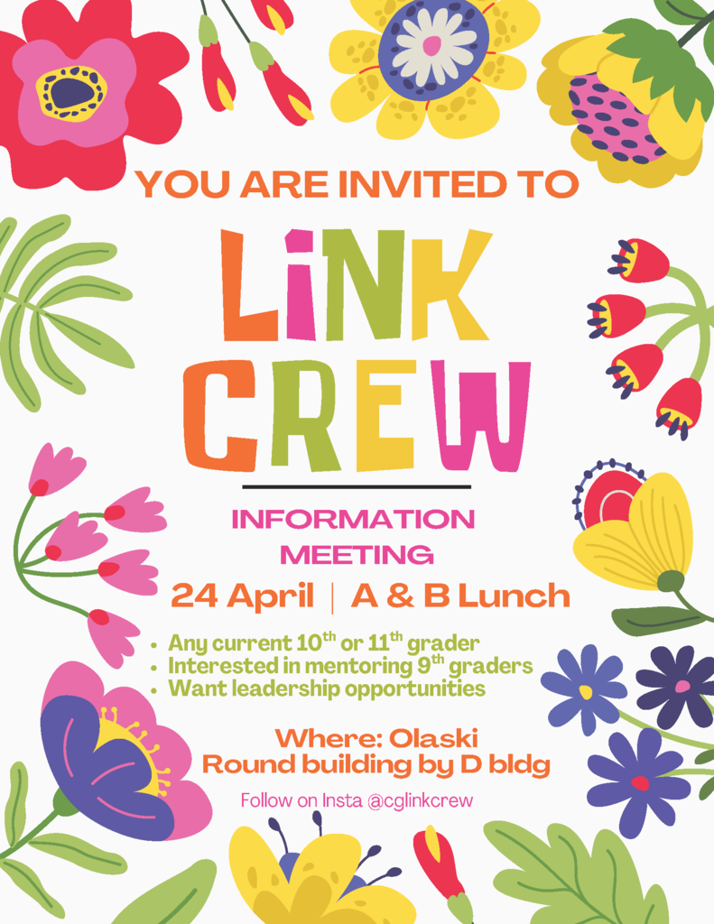 Link Crew Information Meeting Flyer