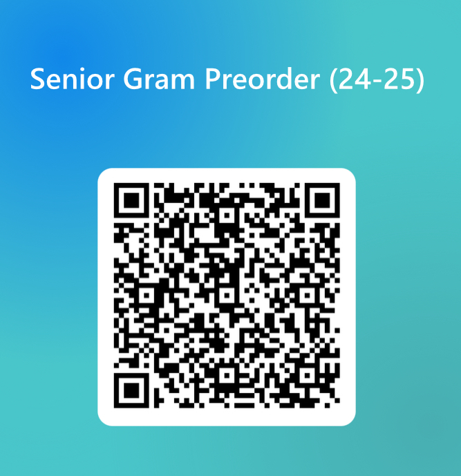 Senior Gram Preorder QR Code Image