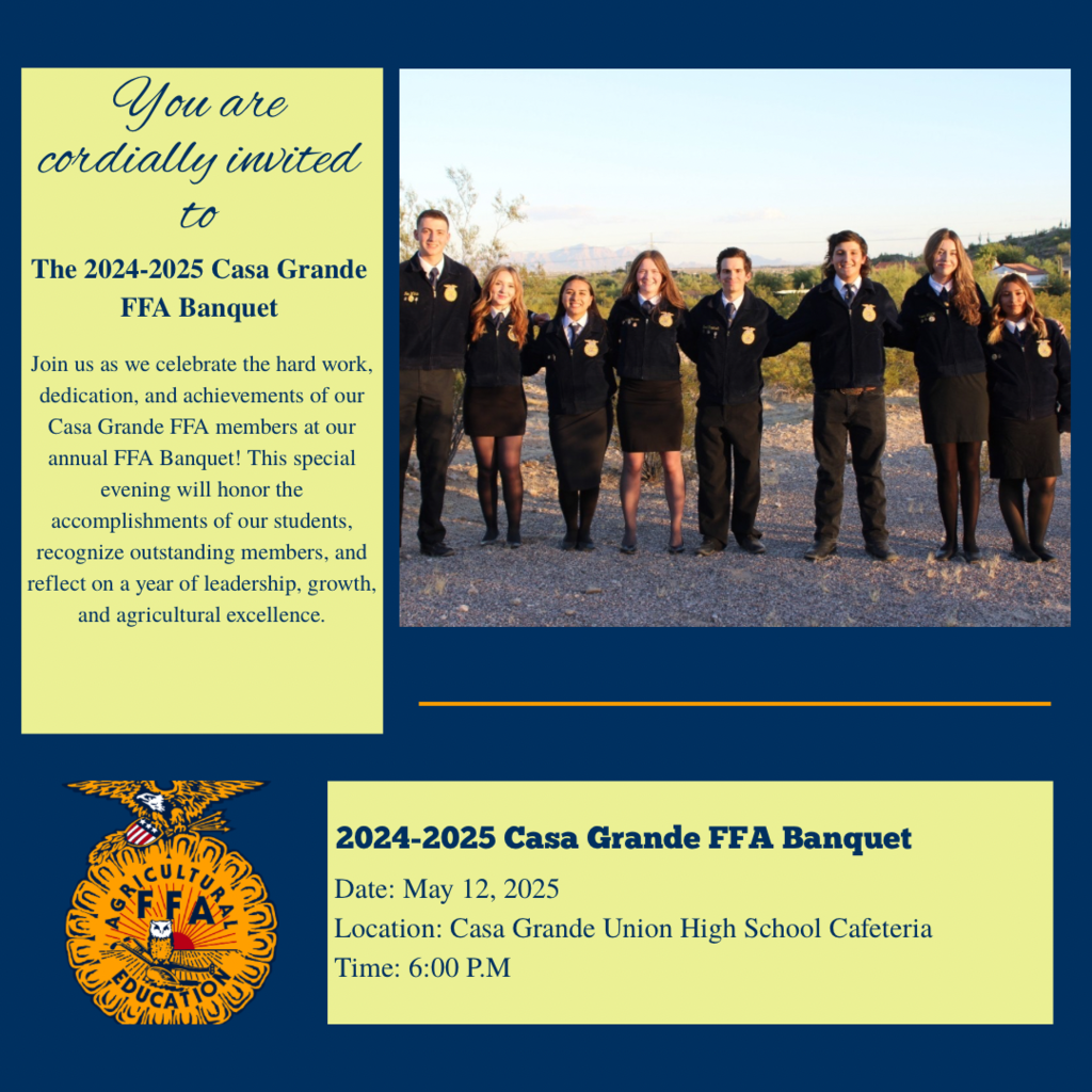 FFA Awards Banquet Flyer