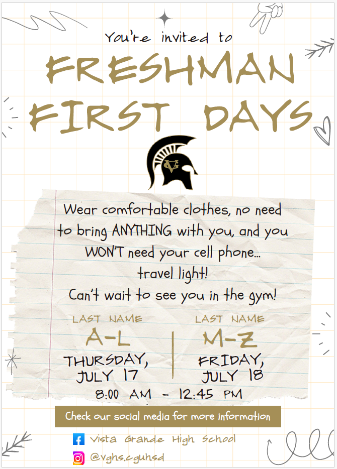 Link Crew Freshman First Days Invitation