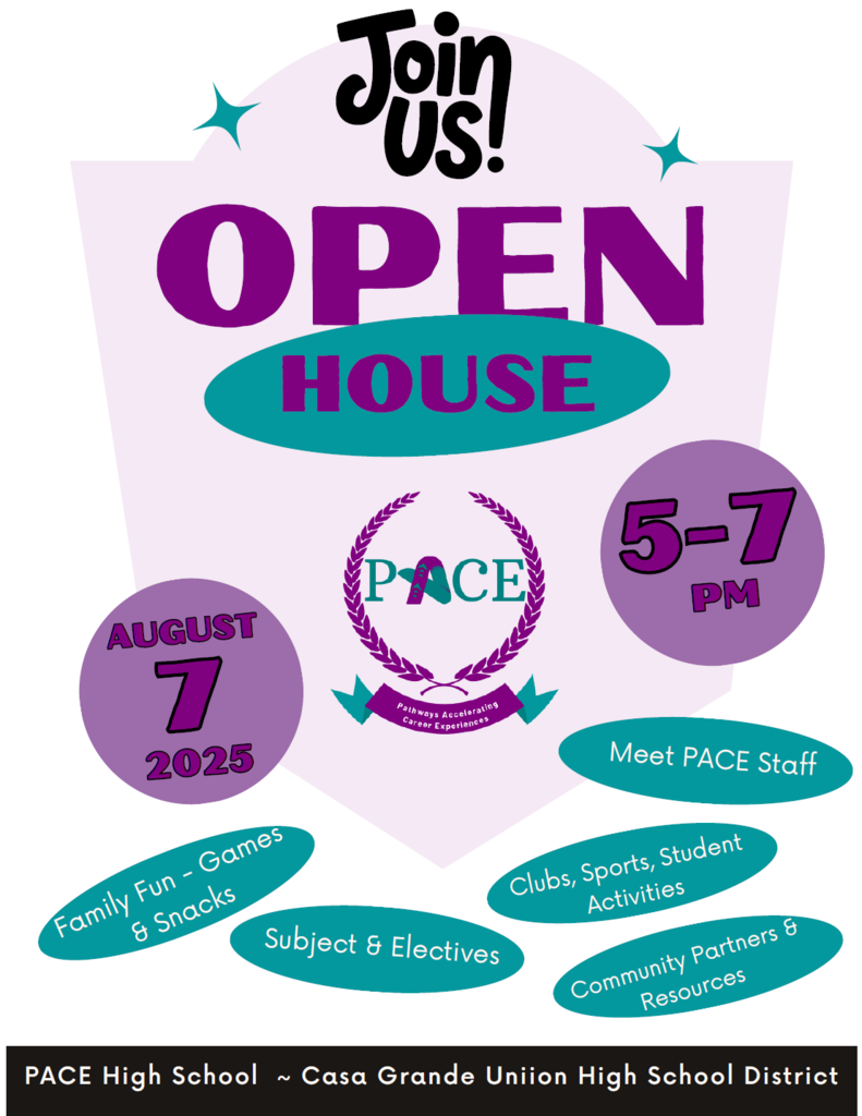 PACE Open House flyer