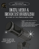 Hello Spartan families,   We are excited to introduce a new elective for next school year: Digital Media & Broadcast Journalism! This hands-on course gives students the opportunity to be part of a campus media team while learning the fundamentals of digital media, broadcasting, and publication production. Throughout the year, students will: Produce a video newscast every 1–2 weeks Create a weekly digital newsletter Write scripts and cover school stories and events Learn camera operation, audio and lighting techniques, and video editing Explore media ethics, copyright, and effective communication skills This course is ideal for students who are creative, enjoy technology, like working in teams, or are interested in careers such as journalism, marketing, film, broadcasting, public relations, or digital media. There are opportunities for both on-camera roles and behind-the-scenes production, including writing, editing, photography, and technical support.  Digital Media & Broadcast Journalism helps students build valuable real-world skills in communication, collaboration, leadership, and problem-solving — skills that are beneficial for both college and future careers.  If your student is interested in enrolling for next year, please have them contact their school counselor for more information. https://vghs.cguhsd.org/o/vghs/page/counseling  Thank you, VGHS Counseling Department