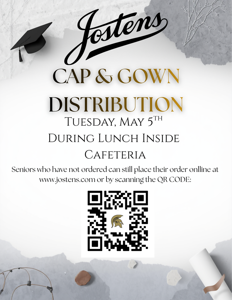 cap and gown announcement