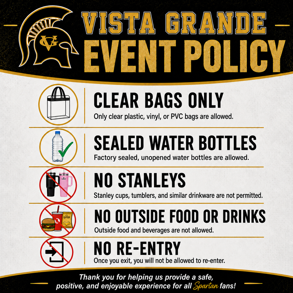 event policy flyer black gold