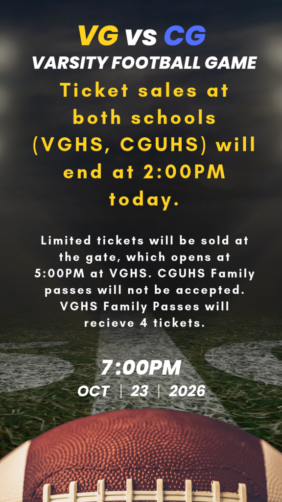 flyer with field and football explaining ticket sales