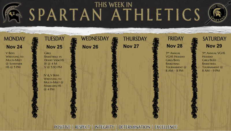 Announcements - November 24th - 28th