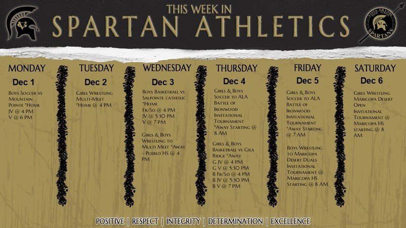 Announcements - December 1st - 5th