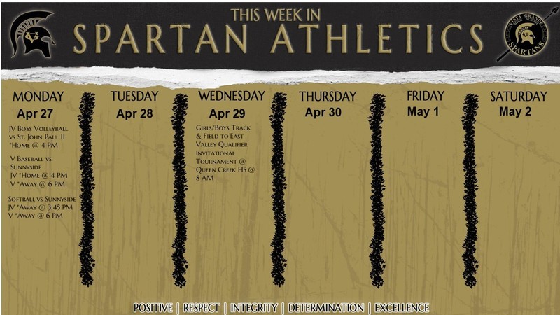 Announcements - April 27th - May 1st