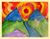 1st grade drawing of mountains