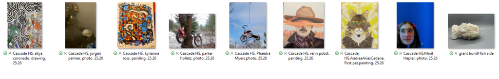 CHS artists on display