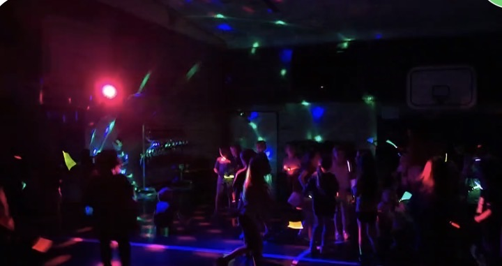 glow in the dark dance party