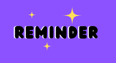 Reminder