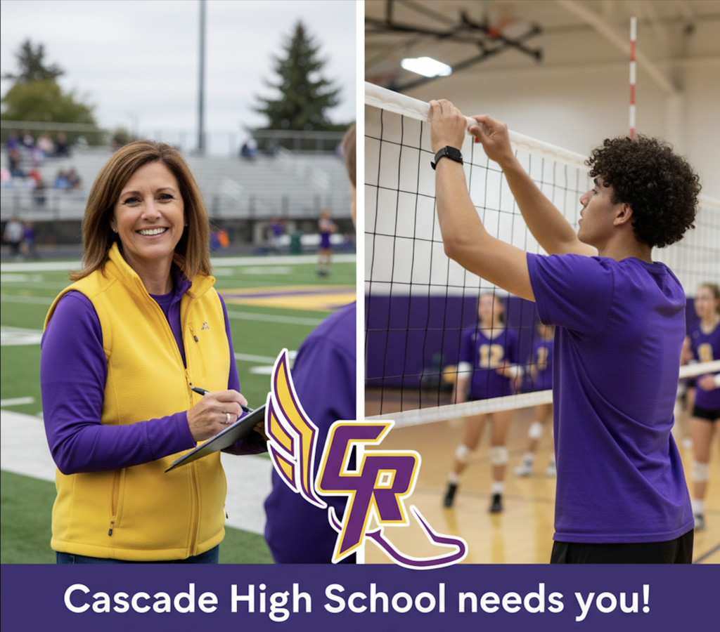 Football & volleyball are looking for volunteers to operate the scoreboard 9/12, 9/19, 10/3 and 10/24.  
