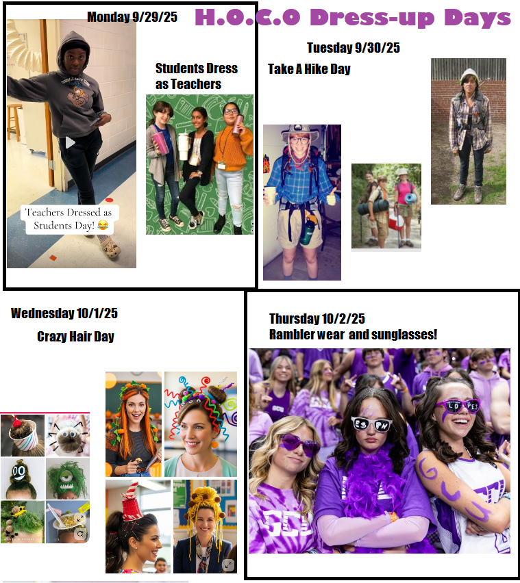 HOCO Dress-up days 25-26