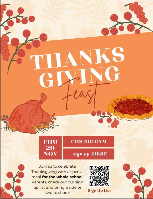 PK-12 Thanksgiving Feast